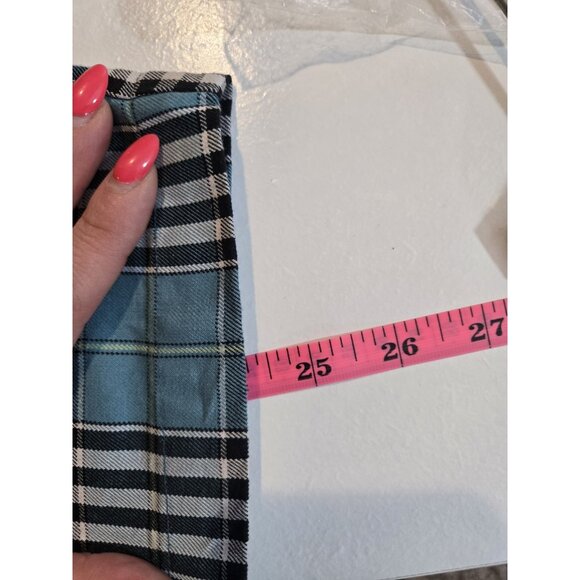 Urban Outfitter's Blue & Black Plaid Cropped Pant, Size 32 Preppy Girly - Picture 9 of 9